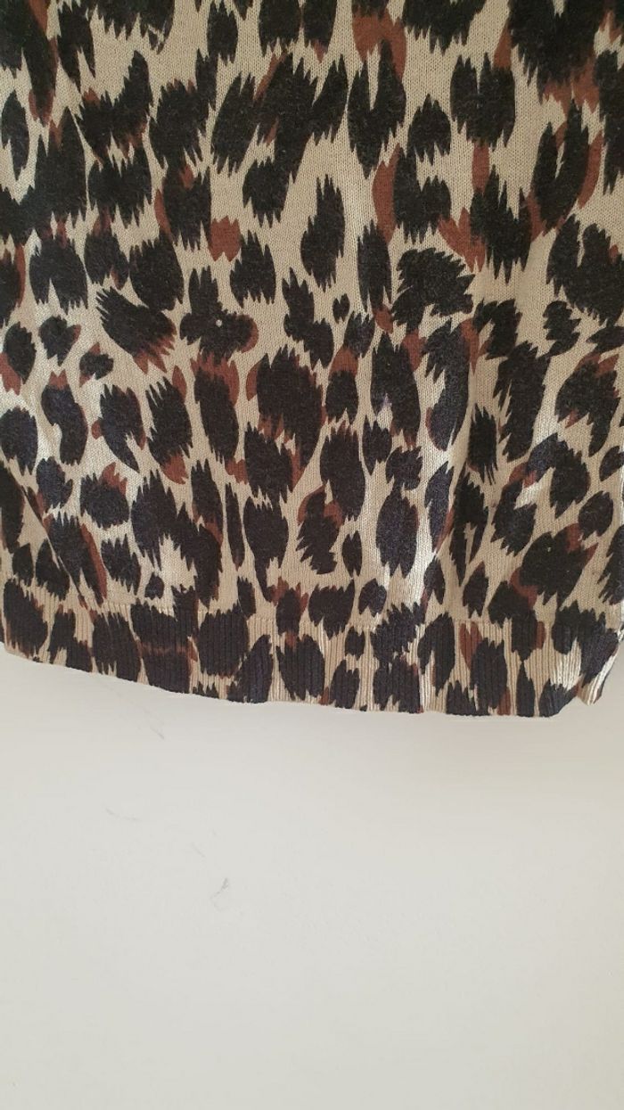 Gilet leopard Monoprix S - photo numéro 3