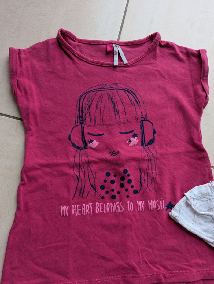 Tee-shirt + débardeur orchestra 2 ans - photo numéro 6