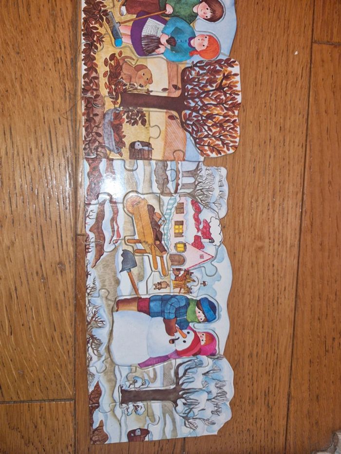 Puzzle bois les 4 saison Ravensburger - photo numéro 3