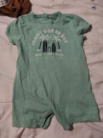 Combishort bébé 18 mois