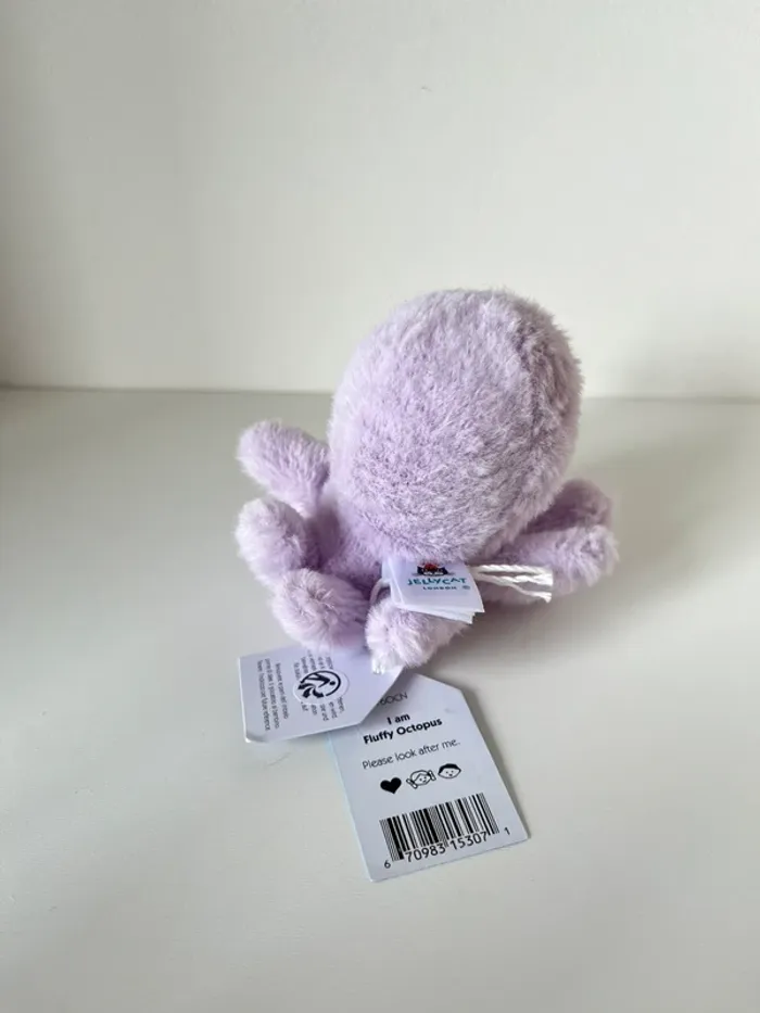 Fluffy octopus Jellycat - photo numéro 3