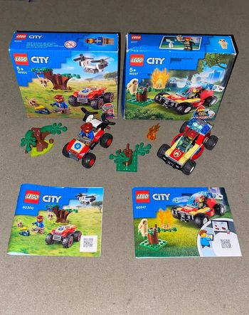 Lot X2 Lego City 60247 + 60300