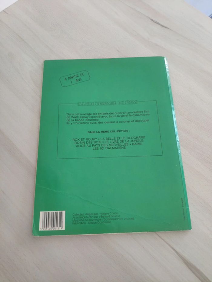 Livre Alice au pays des merveilles bande dessinée du film Walt Disney GDL vintage - photo numéro 2