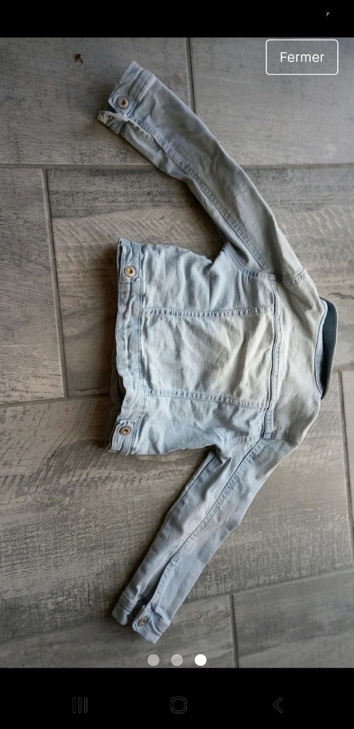 Veste en jeans 4 ans - photo numéro 2