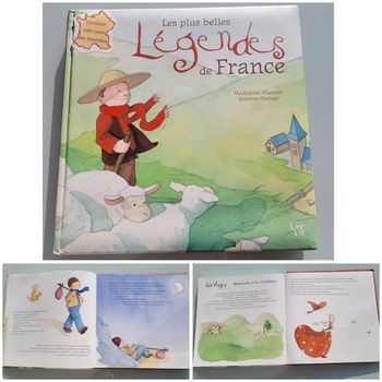 Livre couverture mousseLes Plus belles Légendes de France + carte des Légendes