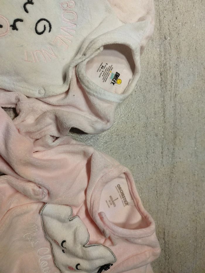 Lot de 2 pyjamas 1 pièce - photo numéro 2