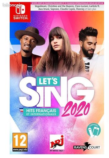 Jeu Switch "LET'S SING 2020" + 2 micros