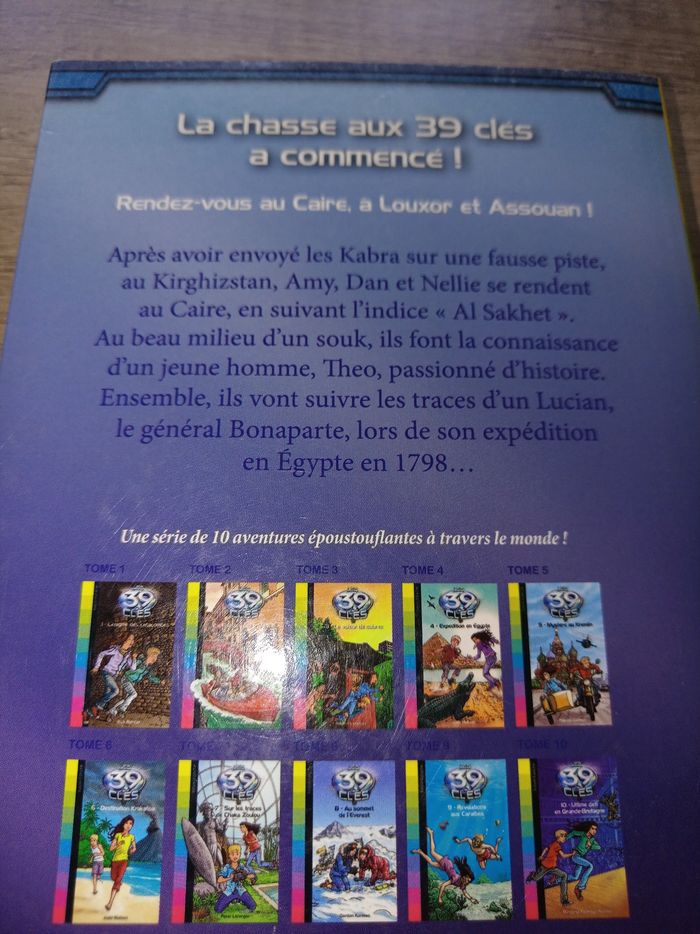 Les 39 clés 4. Expédition en Egypte par Jude Watson - photo numéro 2