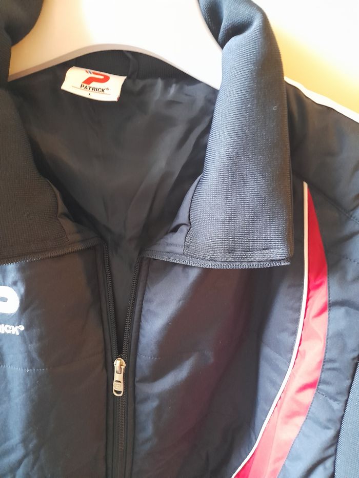 Veste bombes Marque Patrick bleu foncé et rouge Taille L. - photo numéro 3