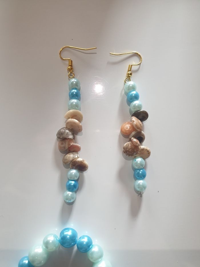 Parure de bijoux coquillage - photo numéro 3