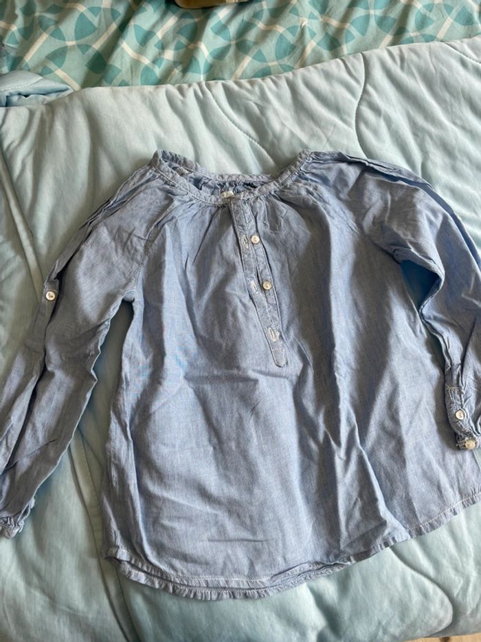 Blouse manche longues à rayures H&M 110cm