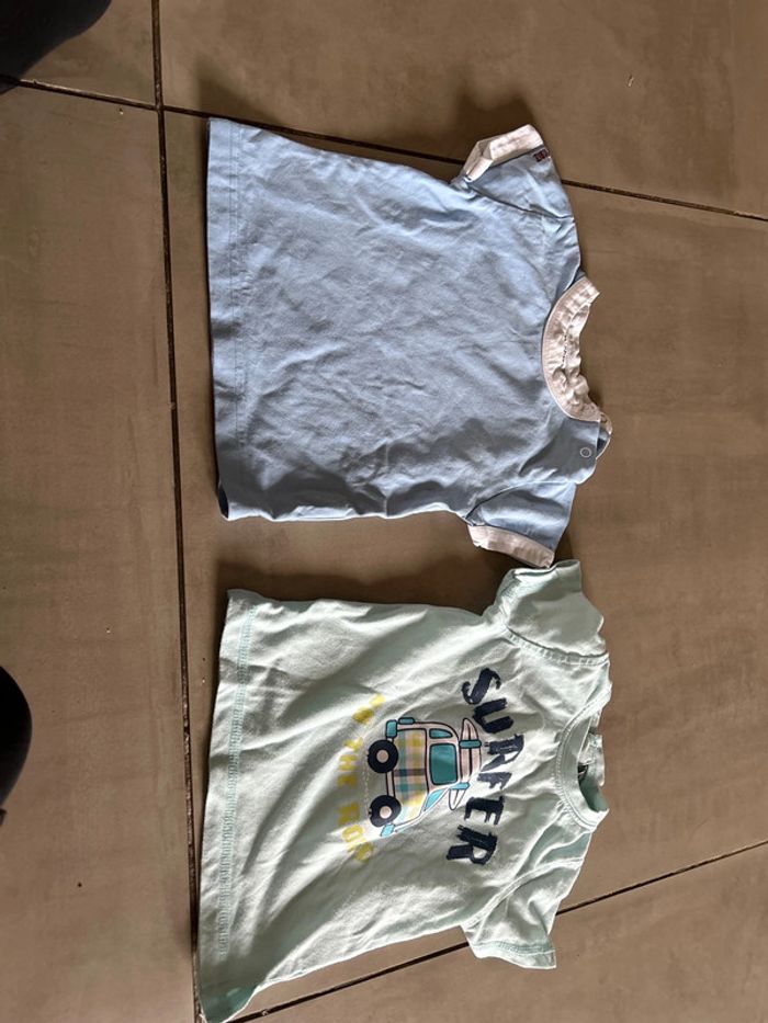 2 t shirt 12 mois