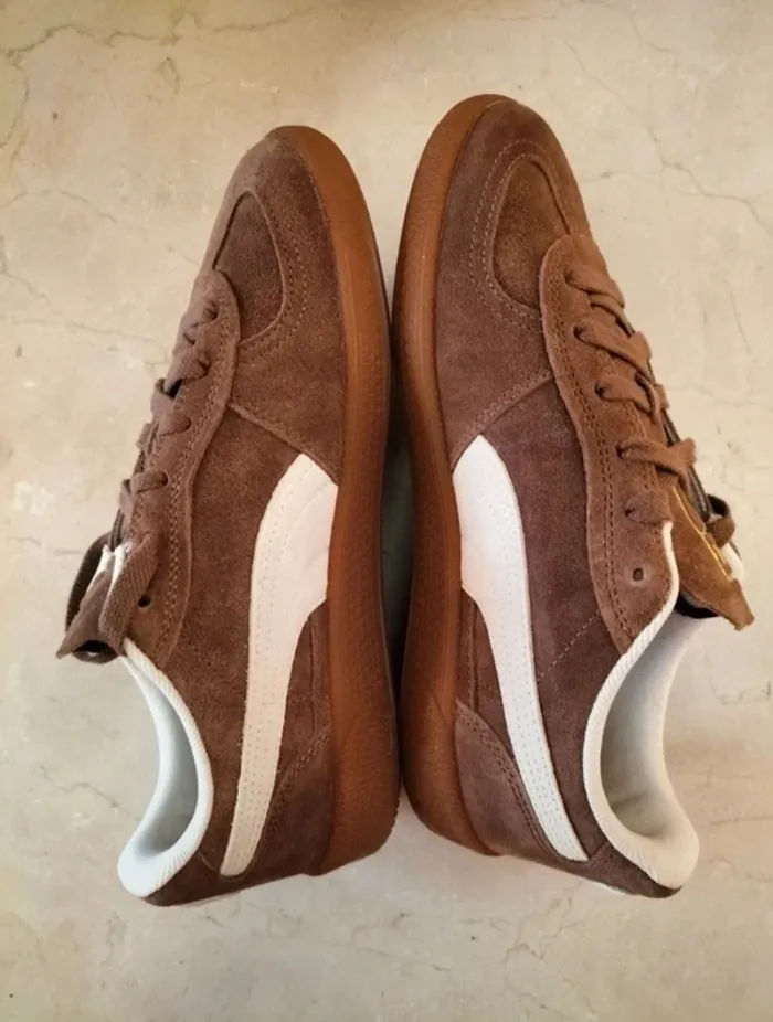 Baskets Puma Palermo couleur marron neuves - photo numéro 10