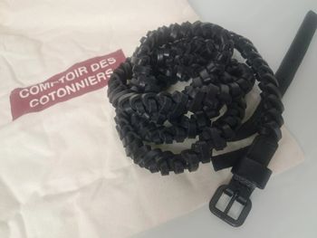 Comptoir des cotonniers ceinture en cuir double en tbe