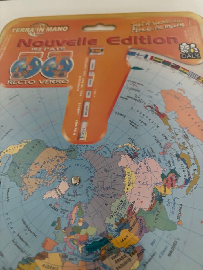 Planisphère terra in mano recto verso - photo numéro 2