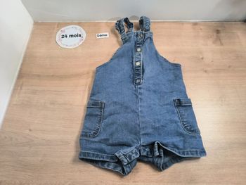 Combishort jean 24 mois