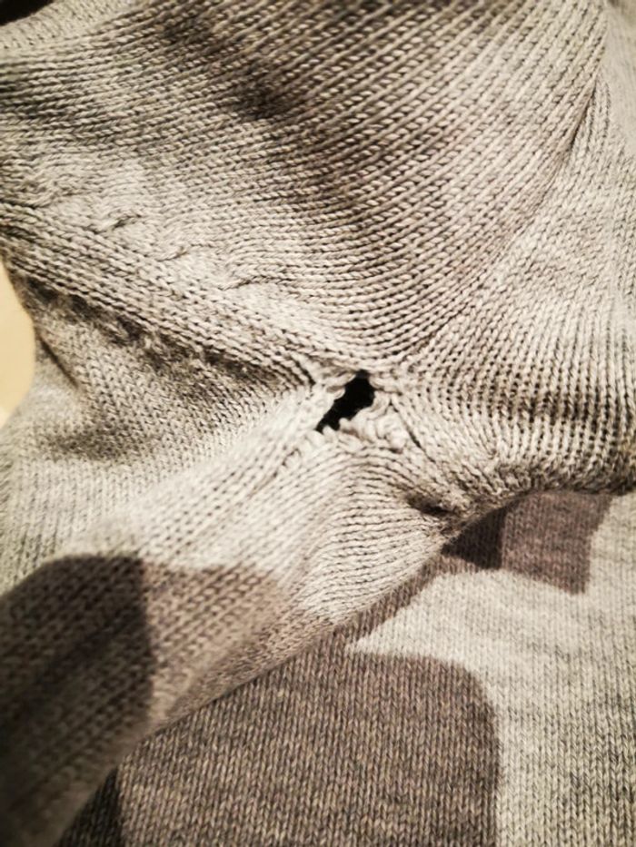 Pull col v femme gris S pimkie - photo numéro 5