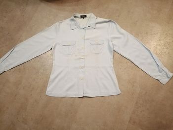 Chemisier bleu ciel Taille 40 Etam