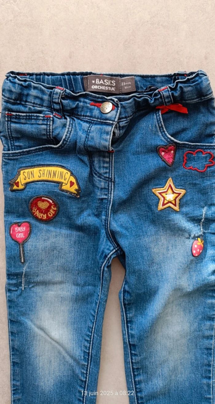 Jeans fille - 24 mois - photo numéro 3