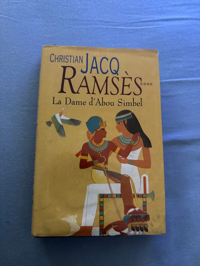 Livre Ramsès - la dame d’ abou Simbel - Christian Jacq