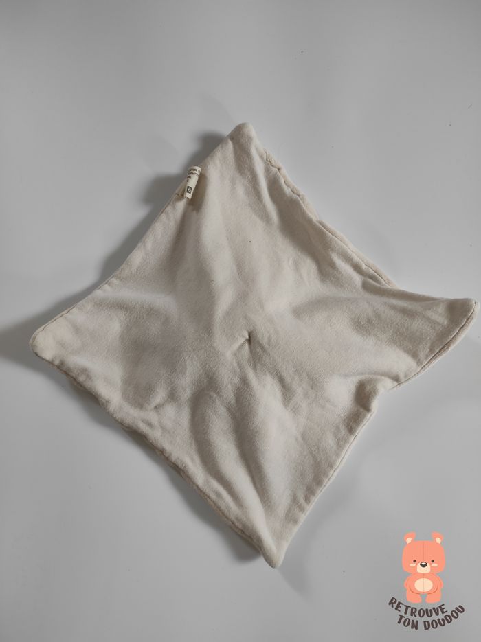 Doudou Plat Hippopotame beige My Natural - photo numéro 3