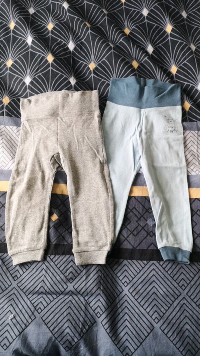 Lot de 2 leggings 74/80 cm