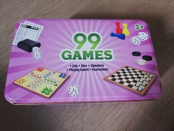 Boîte en métal idéal cadeau 99 jeux