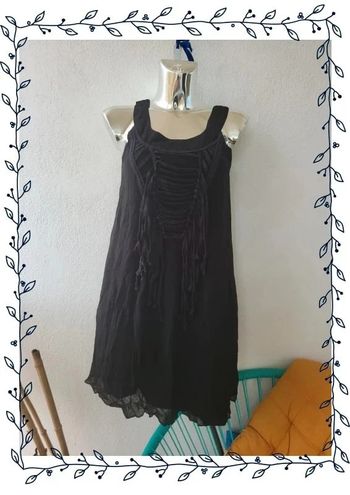 Haut long avec frange