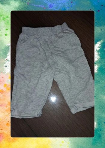 🩳 Pantalon jogging Tex Baby 6 mois Gris confortable
