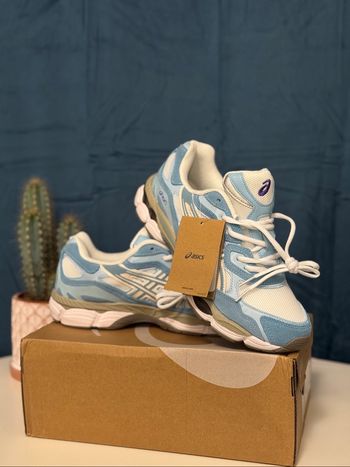 Asics gel nyc Bleu blanc taille 45