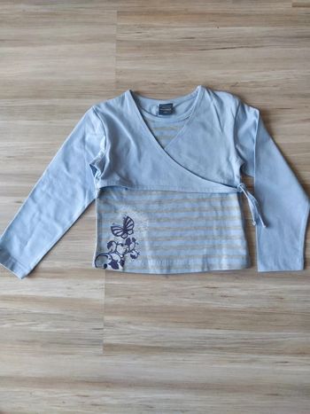 T-shirt manches longues fille 6 ans.
