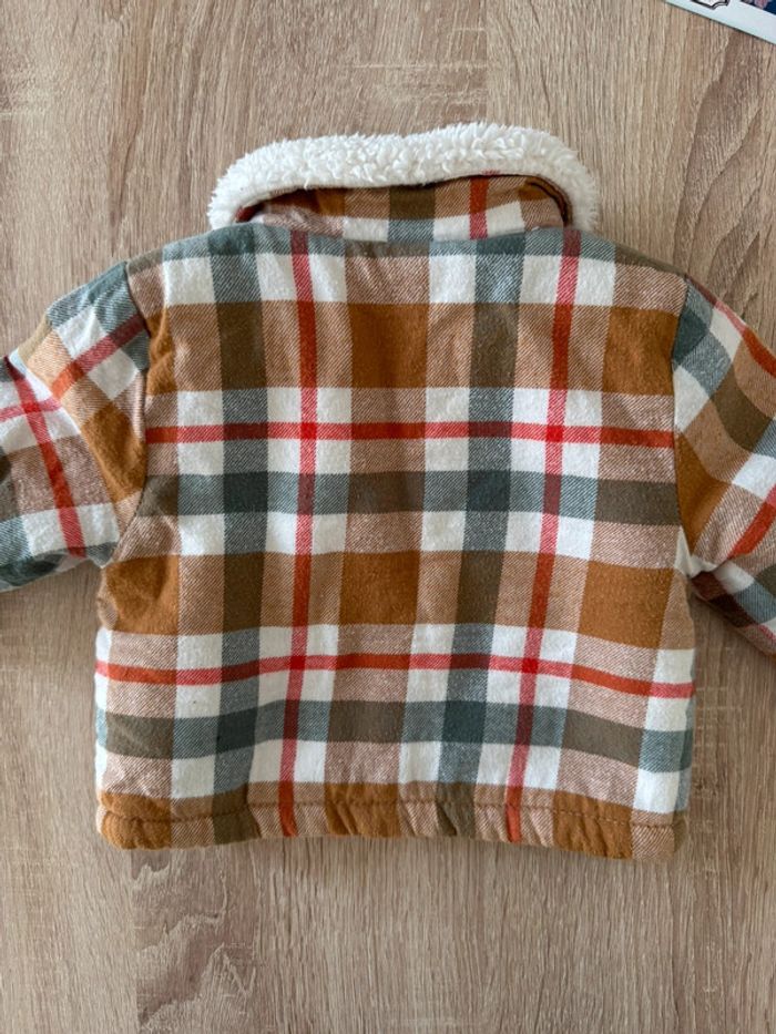 Jolie veste à carreaux TAO 3 mois TBE - photo numéro 4