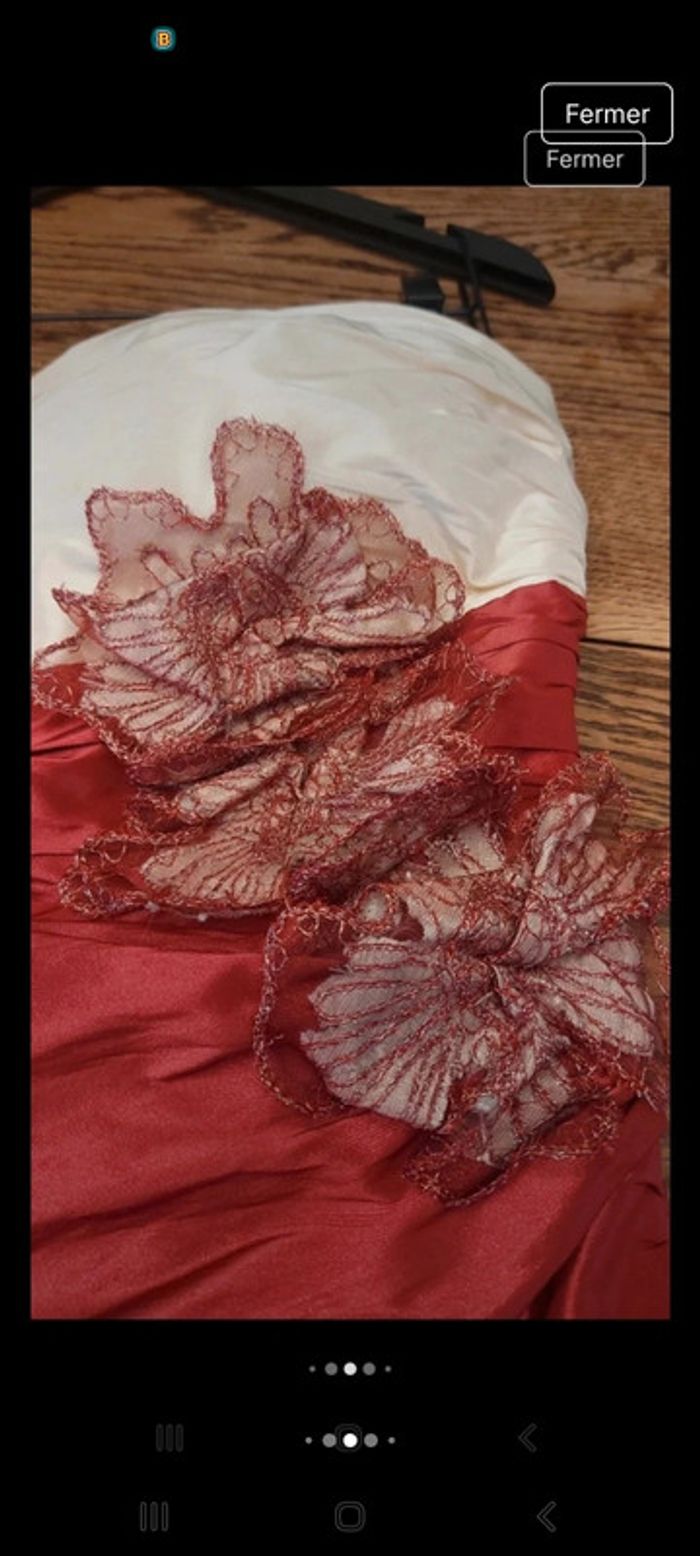Magnifique Robe de soirée Linea Raffaelli  be44 fr46 - photo numéro 11