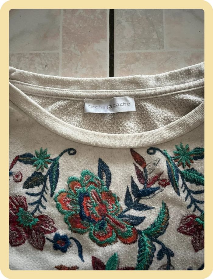 Sweat fleurs - photo numéro 3