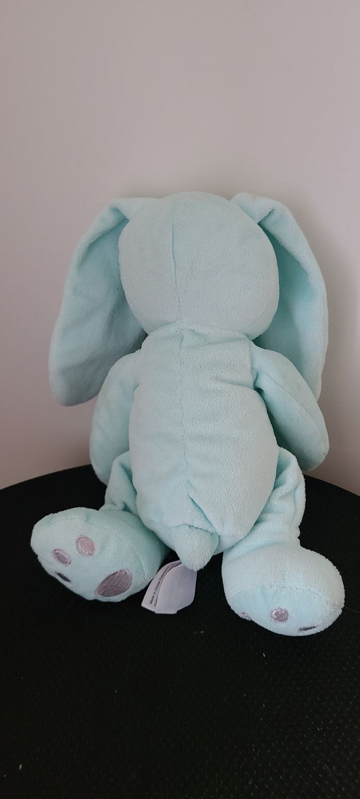 Doudou peluche lapin bleu Simba - photo numéro 3