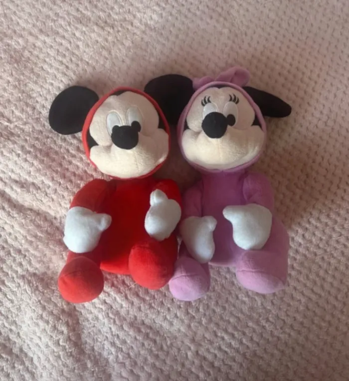Peluche Mickey et Minnie