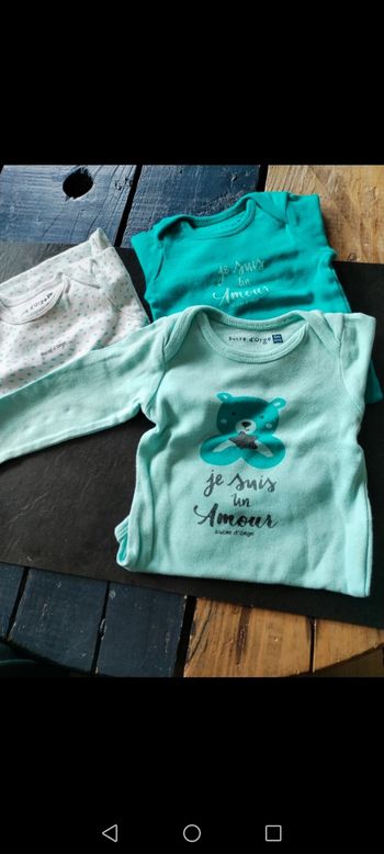 Lot de 3 bodies manches longues