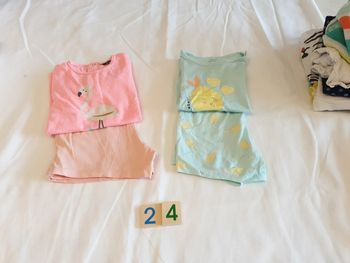 Lot 2 pyjamas 2 pièces 24 mois