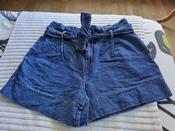 short en jean paperbag camaïeu 44