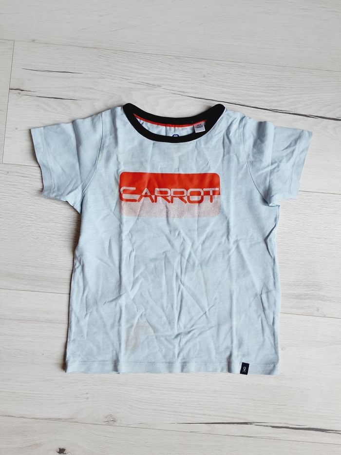 Vêtement garçon tee-shirt manches courtes bleu clair Okaïdi 4 ans