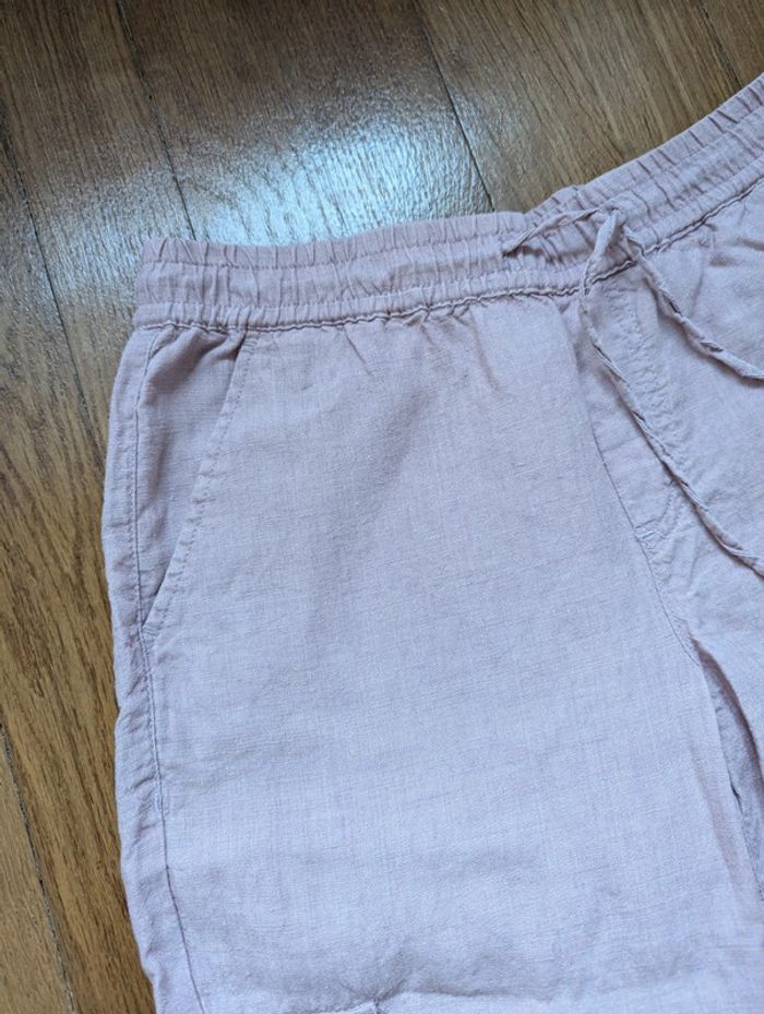Pantalon style cargo vieux rose - photo numéro 2