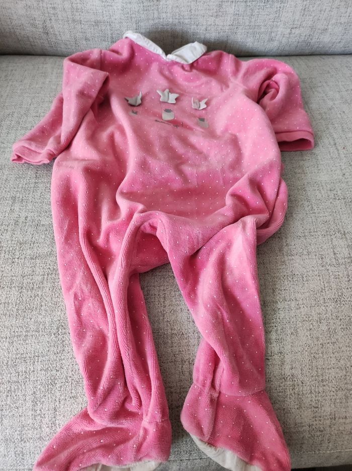 Pyjama 12 mois rose