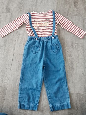 Ensemble fille 3 ans neuf