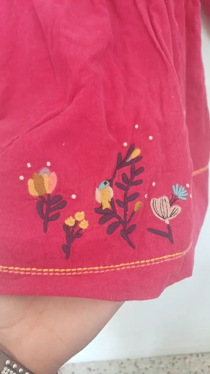 Robe rose catimini 12 mois en très bon état - photo numéro 2