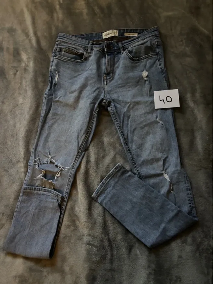 Pantalon à trou Homme