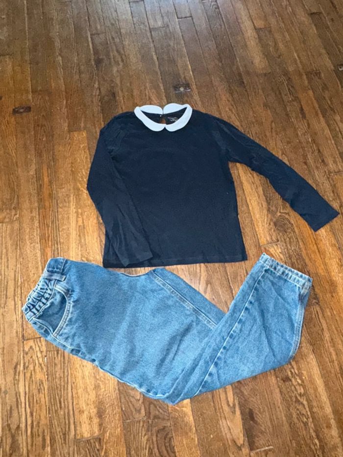 T-shirt et jeans Monoprix 10 ans