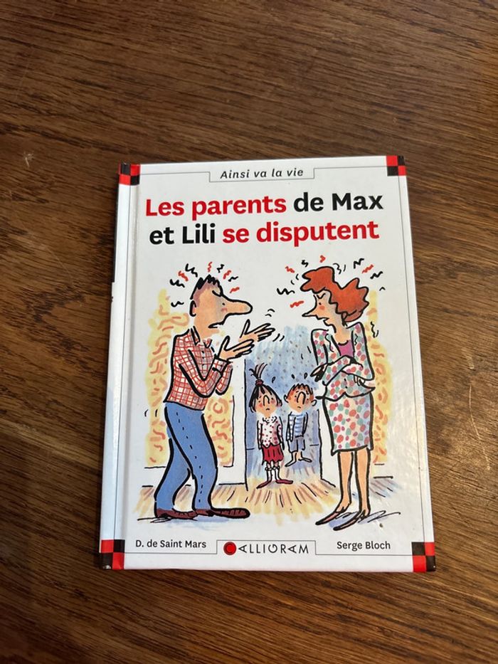 Livre les parents de Max et Lily se disputent