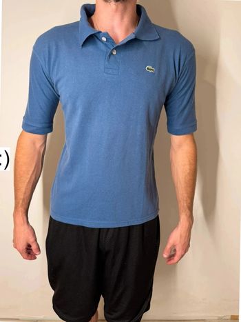 Polo Lacoste bleu homme taille M