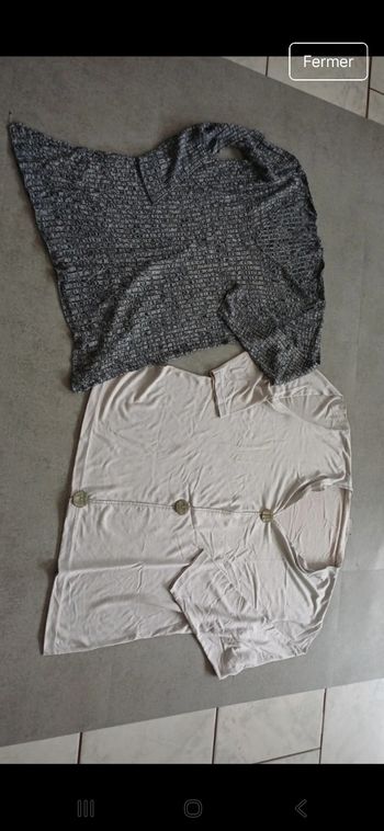Lot 2 hauts femme