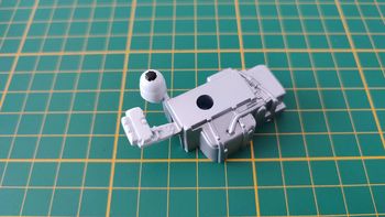 Partie moteur pièce détachée miniature Solido Peugeot 206 cc 1/18 1/18e 1/18ème #C13